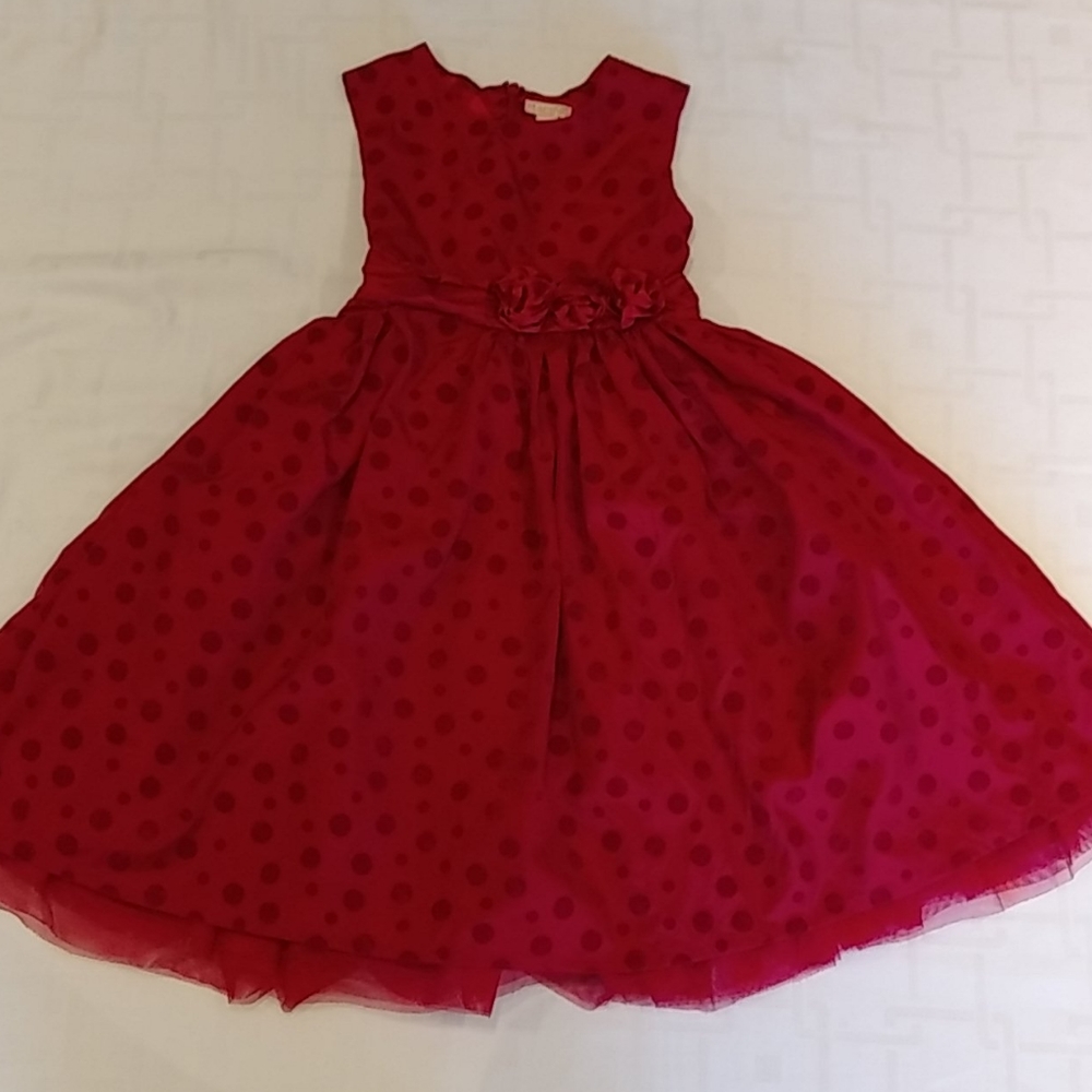 Children's Place Red Sleeveless Dress Size 6X/7